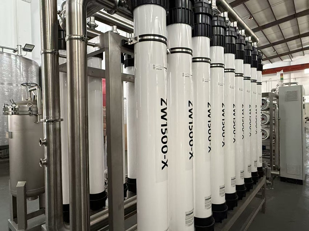 9月16日發(fā)貨山西60T超濾+45T納濾系統4